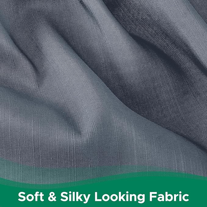 Biscaynebay Wrap Around Bed Skirts for King & Cal King Beds 11" Short Drop, Dark Grey Adjustable Elastic Dust Ruffles Easy Fit Wrinkle Resistant Silky Luxurious Fabric Machine Washable