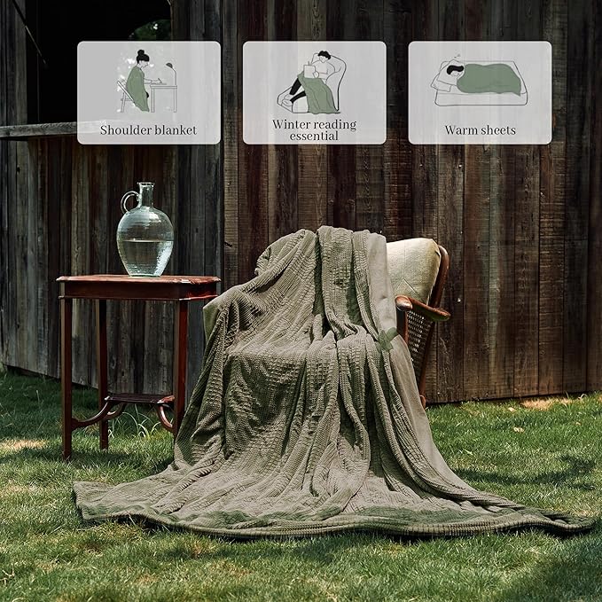 Electric Blanket Twin Size 62''X84'' - Heated Blanket with Single Control Fast Heating 9 Heating Levels & 10 Hours Auto Off,ETL Certified Machine Washable (Gray Green