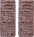 SKL Home CloudSoft Cotton Luxury 2-Piece Hand Towel Set, Soft Plum