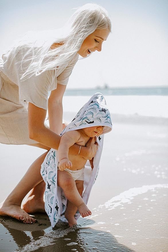 Copper Pearl Hooded Bath Towels Premium Knit/Terry Cloth Baby Towels with Hood, Pockets, and Cool Designs - Great to Gift and Make Bath Time Fun - Baby Bath Towel, Kai