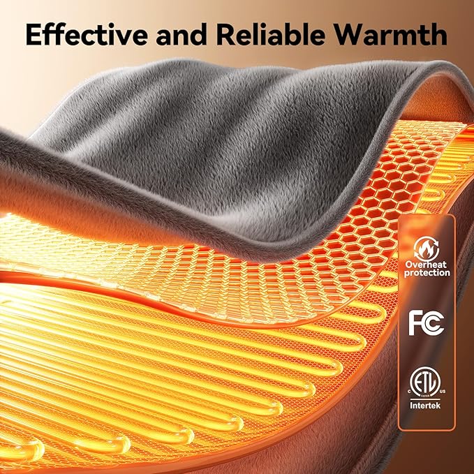 Heated Blanket Full, Ultra Soft Premium Flannel Electric Blanket, Consistent & Even Heating with 8 Heat Levels 10-Hour Auto Off, Overheat Protection, Warm Gifts for Grandma (72"x84")