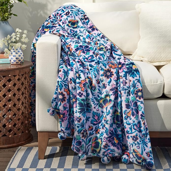 Vera Bradley Women's Disney Fleece Plush Throw Blanket