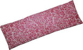 Microwavable Corn Filled Heating Pad and Cold Pack/Washable 100% Cotton Cover (Breezy - Raspberry, 5.25in W x 17.25in L)