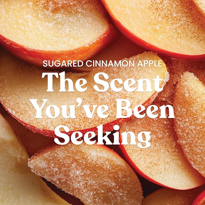 Yankee Candle Sugared Cinnamon Apple, Scented Candle, 14.5oz 3-Wick Candle Jar with up to 40 Hours Burn Time, Giftable