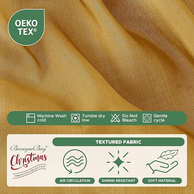 Biscaynebay Wrap Around Bed Skirts for Queen Beds 17" Long Drop, Gold Adjustable Elastic Dust Ruffles Easy Fit Wrinkle Resistant Silky Luxurious Fabric Machine Washable