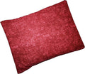 Microwavable Corn Filled Heating Pad and Cold Pack/Washable 100% Cotton Cover (Cross Hatch - Wine, 7.5in W x 11in L)
