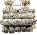 NessaStores 3 pcs California White Sage Extra Large Smudge Sticks, 9-Inch Hand Tied, All Natural, Ethically Sourced for Home Cleansing, Stress Relief, & Clearing Negative Energy JC-139
