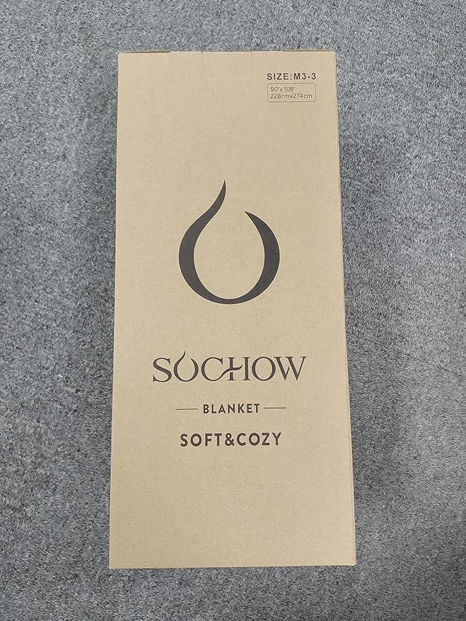 SOCHOW Sherpa Fleece Throw Blanket, Double-Sided Super Soft Luxurious Plush Blanket King Size 90 inchx108 inch, Navy Blue,