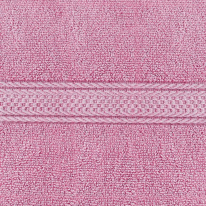 Utopia Towels 6 Pack Premium Hand Towels Set, 16 by 28 inches, 100% Ring Spun Cotton, Ultra Soft and Highly Absorbent 600GSM Towels for Bathroom, Gym, Shower, Hotel, and Spa, Pink