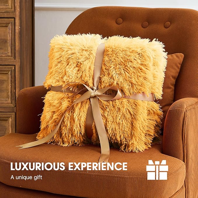 Heated Electric Blanket Throw–Faux Fur with Soft Thick Sherpa,Warm Winter Birthday Gifts for Women Grandma，10 Heat Settings,5 Time Settings with Fast Heating, 50x60, Beige