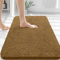OLANLY Bathroom Rugs 36x24, Extra Soft Absorbent Chenille Bath Rugs, Rubber Backing Quick Dry, Machine Washable Bath Mats for Bathroom Floor, Tub and Shower, Home Decor Accessories, Ochre