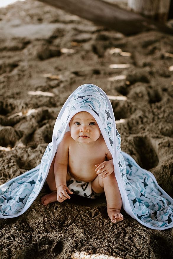 Copper Pearl Hooded Bath Towels Premium Knit/Terry Cloth Baby Towels with Hood, Pockets, and Cool Designs - Great to Gift and Make Bath Time Fun - Baby Bath Towel, Kai