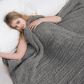 Electric Heated Blanket 6 Heating Settings & 1-10H Auto Off Full 72×84 Double Sided Plush Sherpa Ultra-Soft Warm Thick, Machine Washable, Fast Heating, Home Office Light Gray
