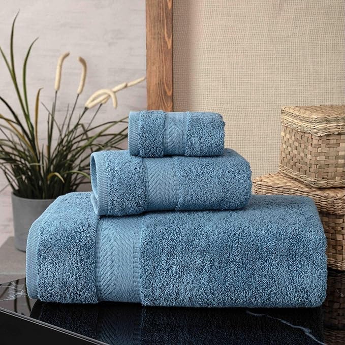 Personalized Towels - Customized Turkish Cotton Towel Set, Monogrammed Towels with Initials, Name & Embroidery, Idea for Weddings, Bridal Showers, Anniversaries, Housewarming, New Home