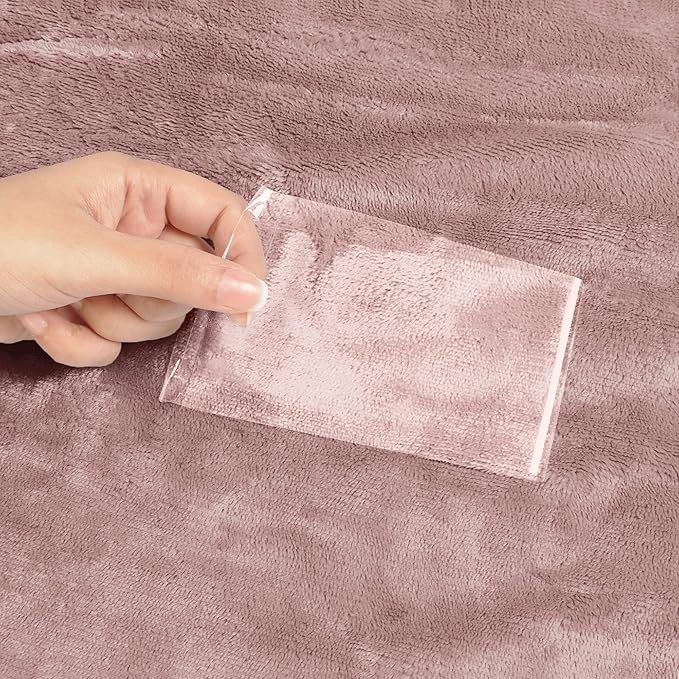 Utopia Bedding Sherpa Blanket Throw Size (Rose Pink, 50x60 Inches) - Soft Lightweight Plush Fleece Reversible Blanket for Bed, Sofa, Couch, Camping and Travel