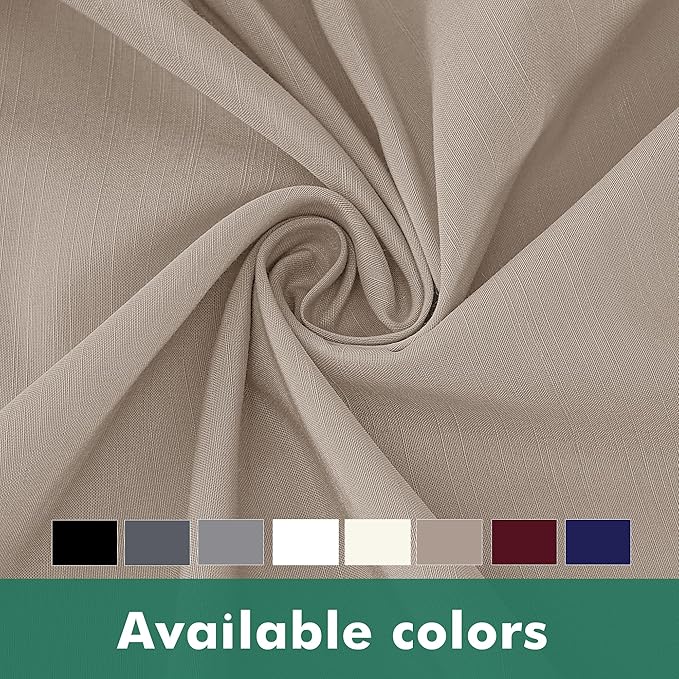 Biscaynebay Wrap Around Bed Skirts with Split Corners for Full Beds 16" Drop, Light Camel Elastic Dust Ruffles Adjustable Easy Fit Wrinkle & Fade Resistant Silky Luxurious Fabric Machine Washable