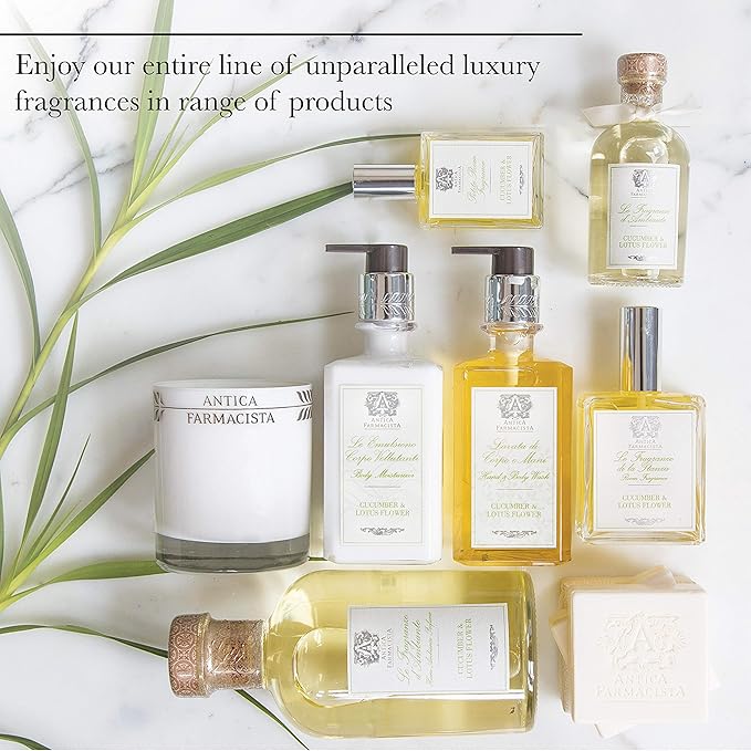 Antica Farmacista Home Ambiance Diffuser - Long-Lasting Reed Scent Diffuser - Luxury Room Freshener Gift - Vanilla, Bourbon & Mandarin, 3.4 fl oz