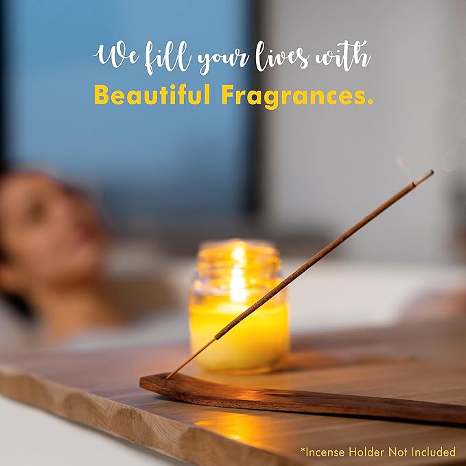Fantasia Incense Sticks, Organic Hand Dipped Incense, Natural Herbs & Aromatic Ingredients, Contain 40 Sticks Inside, Burn Time 45 to 60 Minutes, Spiritual Gifts, Divine Incense by Karma Pledge