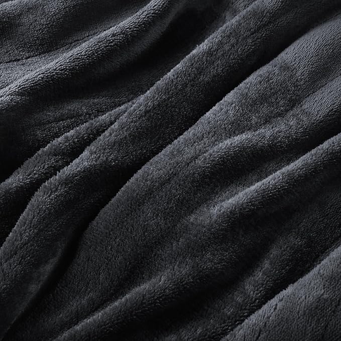 Electric Heated Blanket Full Size 72"x84", Cozy Soft microplush Large Oversized, 6 Heating Levels & 1-10 Hours Auto Off Machine Washable, Dark Gray