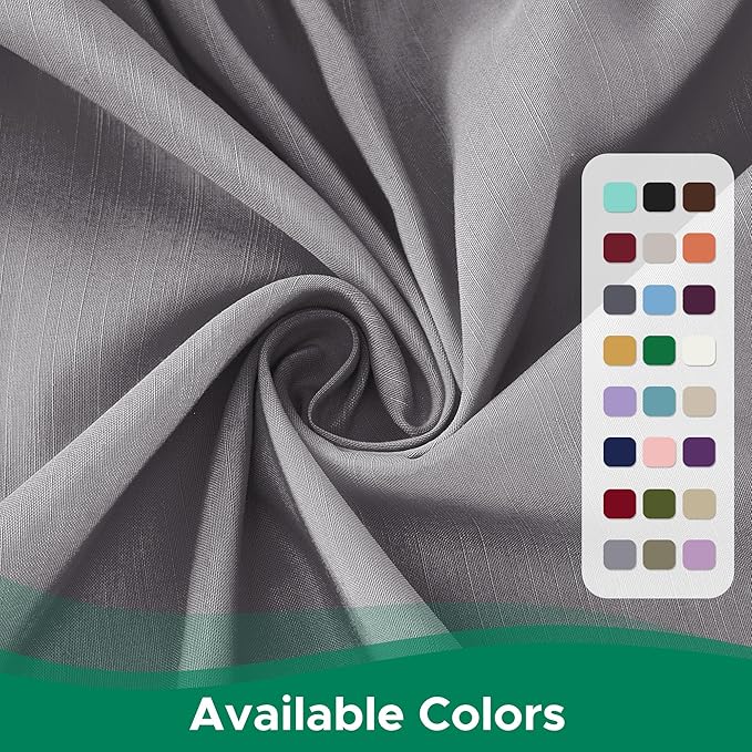 Biscaynebay Wrap Around Bed Skirts for Full & Full XL Beds 14" Drop, Silver Grey Adjustable Elastic Dust Ruffles Easy Fit Wrinkle Resistant Silky Luxurious Fabric Machine Washable