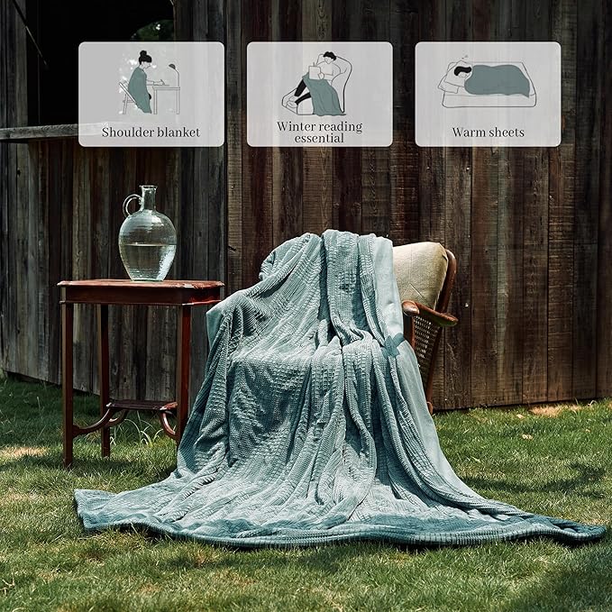 Electric Blanket Twin Size 62''X84'' - Heated Blanket with Single Control Fast Heating 9 Heating Levels & 10 Hours Auto Off,ETL Certified Machine Washable (Green)
