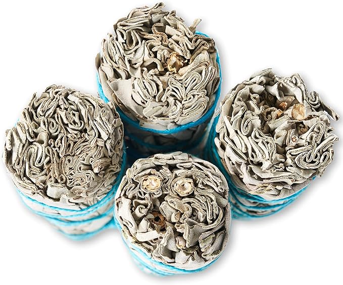 40 White Sage Smudge Sticks ~ Sustainably Grown Sage Bundles for Smudging, Smudge Kit, Ceremony, Spiritual Use, Home & Office Cleansing or Smoke Cleanse (40 Pack)