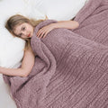 Electric Heated Blanket 6 Heating Settings & 10H Auto Off Full 72×84 Double Sided Plush Sherpa Ultra-Soft Warm Thick, Machine Washable, Fast Heating, Home Office Berry Purple