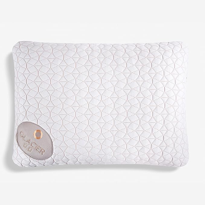 Bedgear Glacier Performance Pillow - Size 0.0 - Cooling Pillow for Hot Sleepers - Back, Stomach, Side Sleeper Pillow - 20" W x 26" L x 4.75" H
