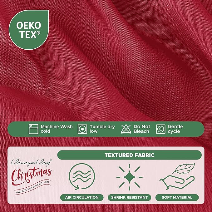 Biscaynebay Wrap Around Bed Skirts for Twin & Twin XL Beds 15" Drop, Red Adjustable Elastic Dust Ruffles Easy Fit Wrinkle & Fade Resistant Silky Luxurious Fabric Machine Washable