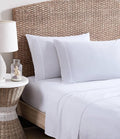 Tommy Bahama - Queen Sheets, Organic Cotton Bedding Set, Softens with Each Wash (TB T200 White, Queen)
