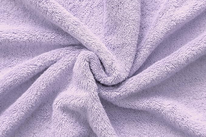 American Veteran Towel, Hand Towels for Bathroom Set of 4, 100% Cotton Turkish Hand Towel Sets, Soft Hand Face Towels, Lilac Hand Towels