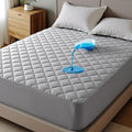 Bedsure Full Size Mattress Protector, Quilted Mattress Topper Full with Deep Pocket up to 22 Inches, Soft Breathable Bed Cover, Waterproof Bed Pad for Home, Bedroom, Hotel - Grey