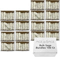 White Sage Smudge Sticks 4" Long - Burning Sage Bundle for Cleansing House, California White Sage Incense Stick, White Spirit Sage Candles for Cleansing, Salvia Blanca para Limpiar - 100pk
