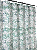 Serafina Home Hotel Quality Fabric Bathroom Shower Curtain: Lush Nature Leaf - Sage Green Grey Teal (Lush Nature, 72 x 70 inches)