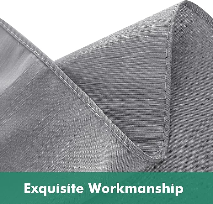 Biscaynebay Wrap Around Bed Skirts with Split Corners for Full Beds 18" Drop, Silver Grey Adjustable Elastic Dust Ruffles Easy Fit Wrinkle Resistant Silky Luxurious Fabric Machine Washable