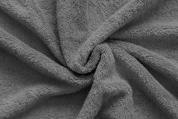 American Veteran Towel, 100% Cotton Turkish Bath Towels for Bathroom 4 Pack, 27x54 Extra Large Premium Soft Drying Bathroom Towels, Dark Gray