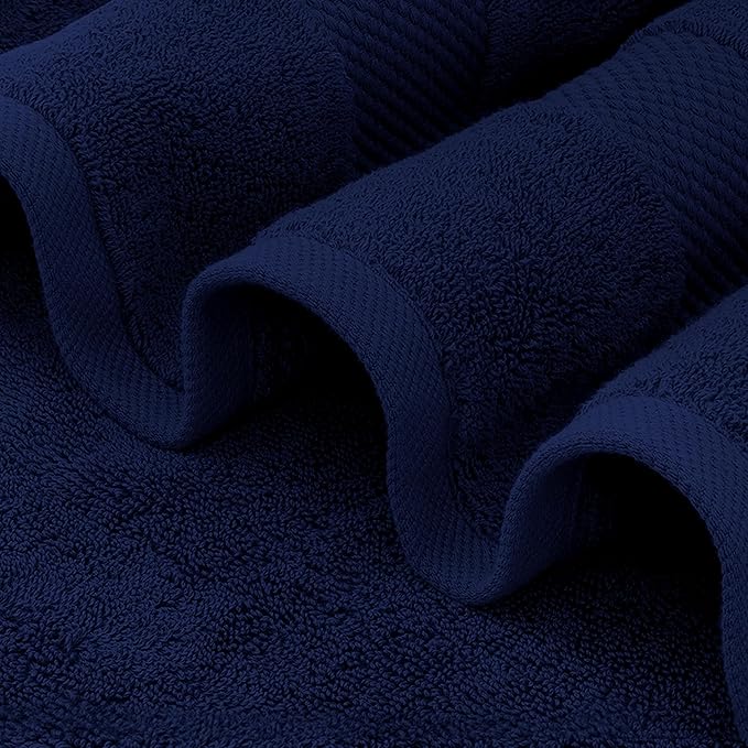 Delara 100% Organic Cotton Towels 650 GSM Plush Feather Touch Quick Dry Hand Towel, Pack of 24 GOTS Certified, Oeko-Tex Green Certified, Organic Cotton Hand Towel, 20"X30"