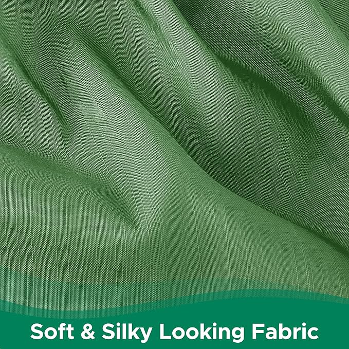 Biscaynebay Wrap Around Bed Skirts for King & Cal King Beds 14" Drop, Sage Adjustable Elastic Dust Ruffles Easy Fit Wrinkle Resistant Silky Luxurious Fabric Machine Washable