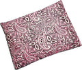 Microwavable Corn Filled Heating Pad and Cold Pack/Washable 100% Cotton Cover (Bandana - Pink, 7.5in W x 11in L)