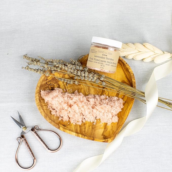 Spa Gift Basket for Women - All Natural Handmade Lavender Spa Gift Set Made with Essential Oils Relaxing and Pampering Bath and Body Spa Kit at Home