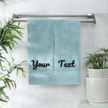 Personalized Towels - Customized Turkish Cotton Towel Set, Monogrammed Towels with Initials, Name & Embroidery, Idea for Weddings, Bridal Showers, Anniversaries, Housewarming, New Home