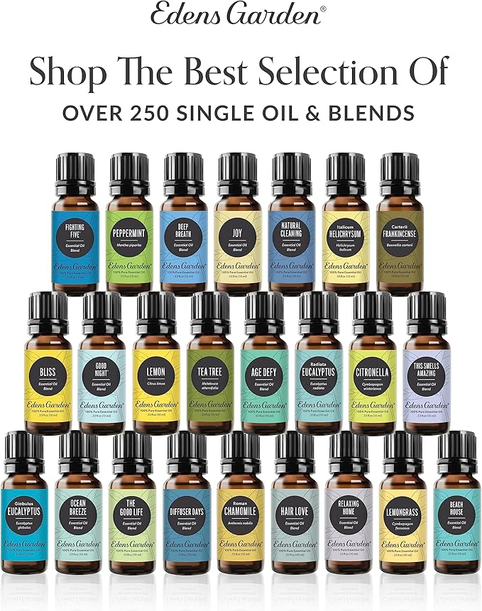 Edens Garden Deep Breath Essential Oil Blend- 100% Pure Premium Grade, Undiluted, Natural, Therapeutic, Aromatherapy, The Best for Diffusing, Skin, Humidifiers, Candle 10 ml (.33 fl oz)