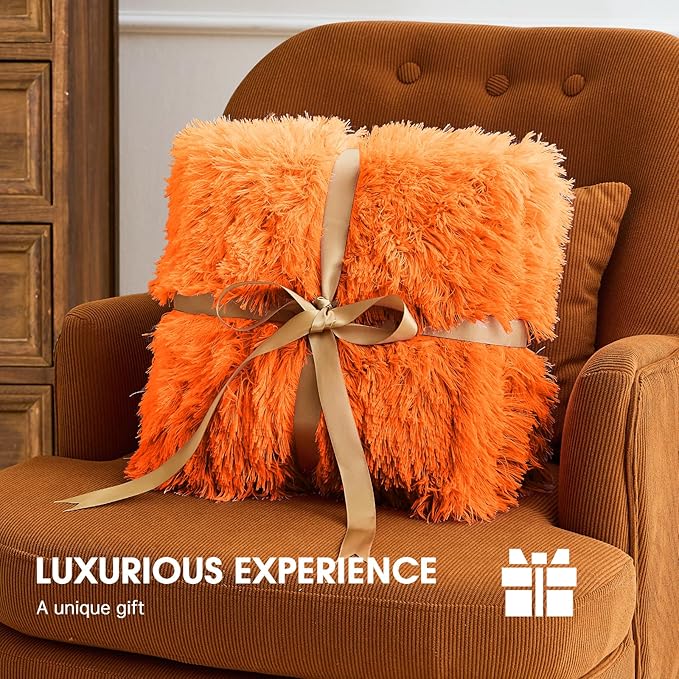 Heated Electric Blanket Throw–Faux Fur with Soft Thick Sherpa,Warm Winter Birthday Gifts for Women Grandma，10 Heat Settings,5 Time Settings with Fast Heating, 50x60, Cocoa Brown
