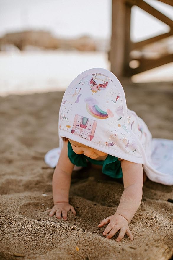 Copper Pearl Hooded Bath Towels Premium Knit/Terry Cloth Baby Towels with Hood, Pockets, and Cool Designs - Great to Gift and Make Bath Time Fun - Baby Bath Towel, Enchanted