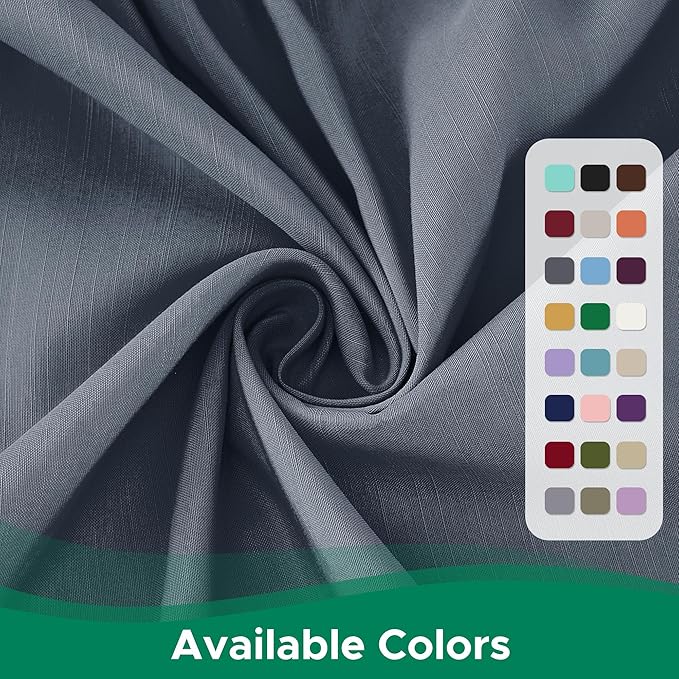Biscaynebay Wrap Around Bed Skirts for King & Cal King Beds 11" Short Drop, Dark Grey Adjustable Elastic Dust Ruffles Easy Fit Wrinkle Resistant Silky Luxurious Fabric Machine Washable