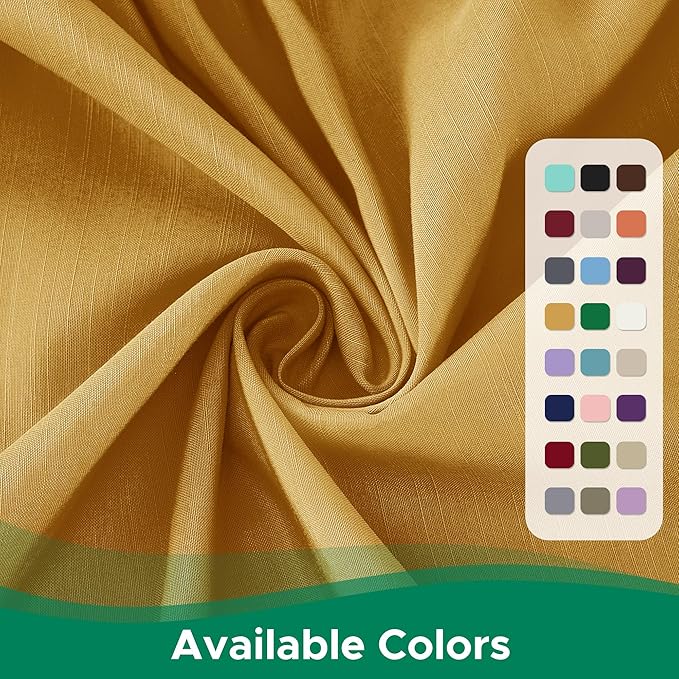 Biscaynebay Wrap Around Bed Skirts for King & Cal King Beds 14" Drop, Christmas Gold Adjustable Elastic Dust Ruffles Easy Fit Wrinkle Resistant Silky Luxurious Fabric Machine Washable