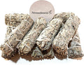 NessaStores 36 California White Sage Smudge Sticks, 4 Inch Hand Tied, All Natural for Home Cleansing, Stress Relief, & Clearing Negative Energy JC-006