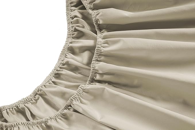 LANE LINEN California King Sheets Deep Pockets – 450 Thread Count Cotton Sheets, Soft & Breathable Sateen Weave, 15” Fully Elasticized Fitted Sheet, Luxury Hotel Bedding, Linen