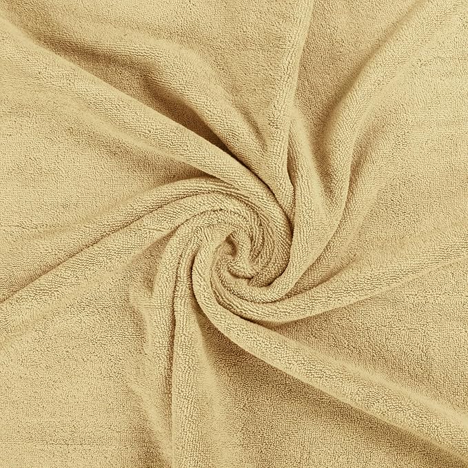 Utopia Towels 4 Pack Premium Bath Towels Set, 27 by 54 Inches, 100% Ring Spun Cotton 600GSM, Lightweight and Highly Absorbent Quick Drying Towels, Perfect for Daily Use, Beige