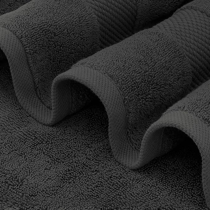 Delara 100% Organic Cotton Towels 650 GSM Plush Feather Touch Quick Dry Bath Sheet, Pack of 2 GOTS Certified, Oeko-Tex Green Certified, Organic Cotton Bath Sheet, 36"X70"